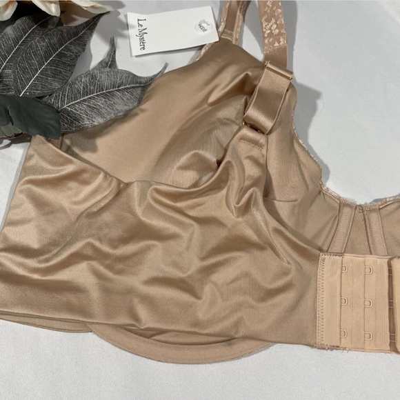 NWT $68 Le Mystère‎ [ 44DD ] Safari Smoother Underwire Bra in Sahara - Picture 9 of 12